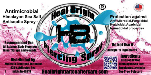 Antiseptic Piercing Spray Case 16 2oz Bottles